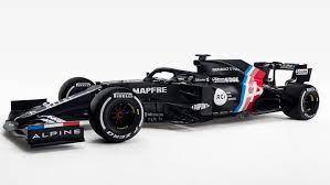 The team achieved a race victory. First Look Alpine Reveal Interim Winter Livery Featuring Black Colour Scheme Formula 1