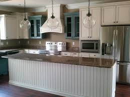 Kitchen Cabinet Kemper Cabinetry Warwick Coconut Amaretto Cream And Oasis Accent Blue Countertop Is Cambria Kitchen Sale Kitchen And Bath Showroom Kitchen