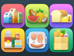 Free Grocery Icons Set Icon Set Icon Design Free Groceries
