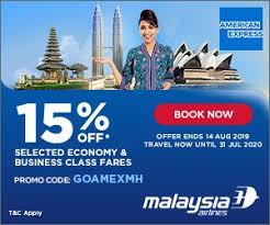Malaysia Airlines My Amex Closed User Group Promo Malaysia Airlines Airlines Malaysia