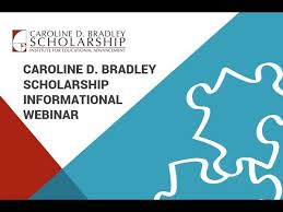 We did not find results for: 2020 Caroline D Bradley Scholarship Informational Webinar Youtube