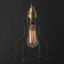 Oil Rubbed Bronze Open Cage Pendant Fixture Sunlite Lighting Interiordesign Pendant Fixture Edison Light Bulbs Fixtures