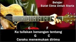 F g c am f g c c7 f g c am f g c. Chords For Chord Kunci Gitar Surat Cinta Untuk Starla Mudah Banget