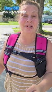 Day 139 and I'm not slowing down 💥 Walking with the Weighted Vest pushes  me harder, helps me burn more calories, and keeps me comfortable every  step. 6lb to 30lb options mean