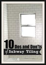 Subway tiles are beloved for their timelessness, so keep things classic with a white repeating bond pattern. 10 Dos And Don Ts Of Subway Tiling A Tub Surround My Blessed Life