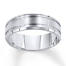 Wedding Band 14k White Gold 7mm Jared Mens Wedding Bands White Gold Engagement Rings For Men Engagement Ring Buying Guide