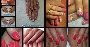 Newchic offer quality natural acrylic nails at wholesale prices. Chrome Manicure Glitz Natural Acrylics Shellac Manicure In Clearly Pink With Stamping Floral Feats Acrylic Back Fill Matching Shellac Manicure Pedicure In Rouge Red And Simple Nail Art Leopard Feat Nails Needy Nails