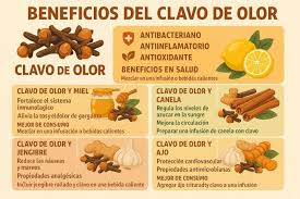 Clavo de Olor: Propiedades, Combinaciones y Usos Terapéuticos Descubre los beneficios del clavo de olor y sus combinaciones naturales para fortalecer la salud, la inmunidad y el bienestar integral.... https://revistaliterariaelcandelabro.blog/2025/12 ...