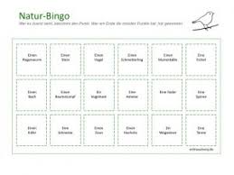 Einfach die gewünschte vorlage ausdrucken, eventuell laminieren oder in. Natur Bingo Naturbingo Onlineuebung De