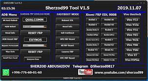 Here the firmware or flash file rom of all models is available. Download Sherzod99 Tool V1 5 Frp Unlock Tool Free For All By Jonaki Telecom Fft