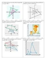 Transformations Assessment 8th Grade Math 8th Grade Math Transformations Math Teaching Geometry