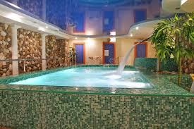 Sauna Pool With Waterfall And Palms Indoor Sponsored Pool Sauna Waterfall Indoor Palms Ad Pool Luxury Spa Indoor Pool