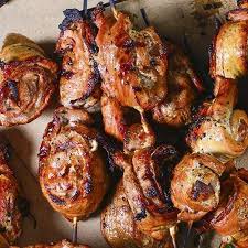 Nestle prepared pork into center of baking sheet, with bacon seam side up. Bacon Tenderloin Twirls Traeger Grills