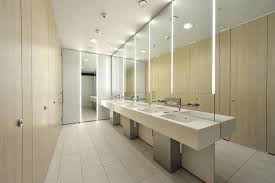 These bathrooms are meant to serve a large number of people in. 20 Office Restroom Ideas Restroom Design Bathroom Design Toilet Design