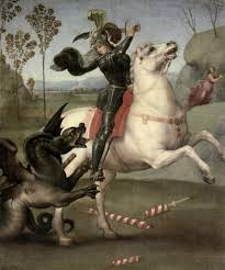 Saint george and the dragon. Raffaello Sanzio Da Urbino Early Years And Florentine Period Ars Artistic Adventure Of Mankind