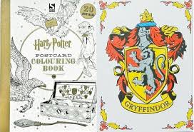Coloring book, drawing and coloring, portrait : Harry Potter Postcard Colouring Book A Review Colouring In The Midst Of Madness
