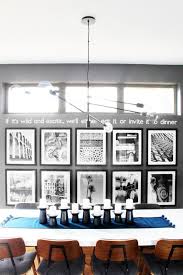 Black And White Gallery Wall Dining Room Modern Dining Room Makeover Modern Gallery Wall Modern Kitchen Gallery Dining Room Art
