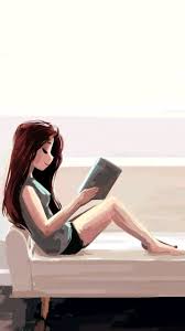 Descarga chica leyendo un libro ilustración de archivo y descubre ilustraciones similares en adobe stock. Pin By Cindy Roma On Fondo De Pantalla Character Design Cute Wallpapers Art