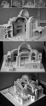 Hagia sophia, the church dedicated to the holy wisdom which was rebuilt by emperor justinian in 537 is. Section Model Hagia Sophia On Behance