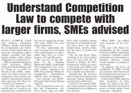 This book provides a useful analysis and explanation of the regulatory scheme, discussing the various powers and functions of the competition regulator as well as the enforcement and procedural aspects of malaysian competition law. Perbadanan Perusahaan Kecil Dan Sederhana Malaysia Understand Competition Law To Compete With Larger Firms Smes Advised