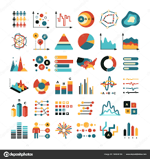 Business Data Graph And Charts Marketing Statistics Vector