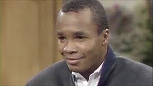 Sugar Ray Leonard at Anthony Amp Elmore fight in Memphis 1986