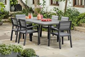 salon de jardin 6 personnes harmony keter pas cher salon de jardin auchan jardin maison loisirs ventes pas cher com