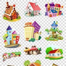 卡通小屋png免抠素材模板酒店cartoon cottage png free material template hotel sugar cookie cartoon templates