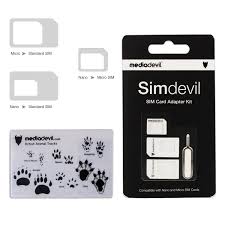 4.5 out of 5 stars. 5 In 1 Sim Card Adapter Kit Nano Micro Standard Simdevil Mediadevil