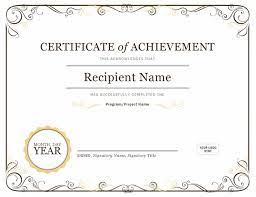 Since the template is blan one can edit it as per. Certificates Office Com
