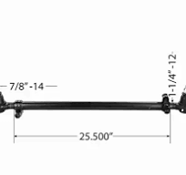 Drag Link | Volvo | 25.50 Inches