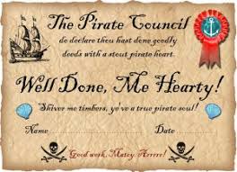 Create certificates for student of the month, sports, contests, appreciation or more. Pirate Certificates Rooftop Post Printables