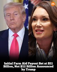 Agriculture Secretary Brooke Rollins said the first phase of the farming  aid program would release $11 billion to farmers, with $1 billion being  held back initially to cover specialty crop expenses later.