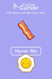 Cute Bacon And Egg Cursor Pack Bacon Cute Egg Nutritious