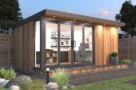 Before you choose a location, draw up plans, and begin to build, check with your local municipality about any building codes for sleeping units. Vivid Pods Garden Office Garden Studio And Yoga Garden Rooms Studios Rooms And Custom Offices