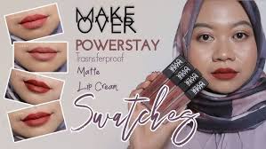 MAKEOVER INTENSE MATTE LIPCREAM ALL SHADES REVIEW + SWATCH