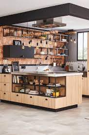 La cuisine type loft, industrielle…. Notre Collection De Cuisines Cuisine Industrielle Noire Cuisine Industrielle Cuisine Moderne
