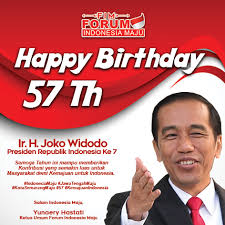 Selamat ulang tahun pak jokowi, sehat selalu dan semoga selalu diberi kemudahan dalam menjalani tugas di periode kedua ini. Forum Indonesia Maju Pak Jokowi Selamat Ulang Tahun Ke 57 Pertama Id