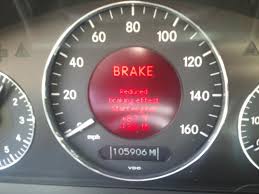 Red Brake Light In Dash Mbworld Org Forums