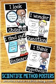 Scientific Method Posters Science Experiment Recording Sheets