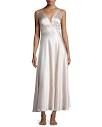 Christine Lingerie Bijoux Lace-Inset Silk Gown | Neiman Marcus