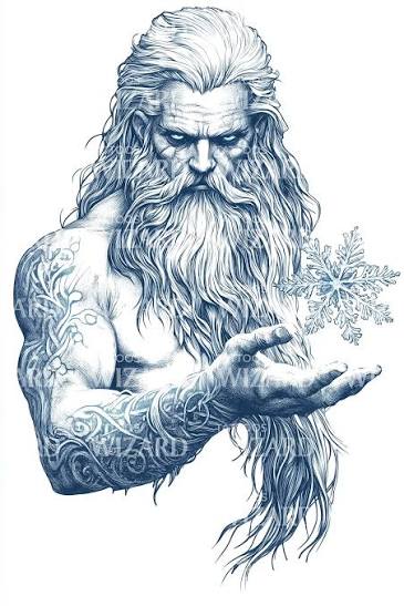 Ocean God Poseidon Tattoo Design – Tattoos Wizard Designs