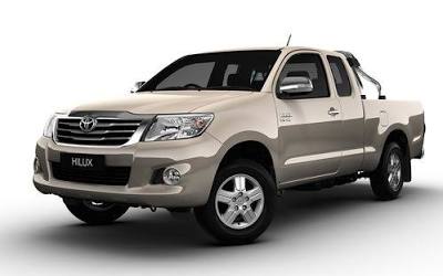 A pristine, single-owner 2014 Toyota Hilux Vigo Extra Cab., AI generated