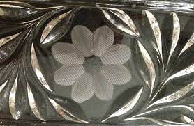 Vintage crystal leaf and floral etched footed parfait glass. Mckee S Innovation Glass That Was Truly Ahead Of Its Time Janvier Road Where Old Becomes Exciting And New