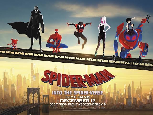 Image result for spiderverse poster"