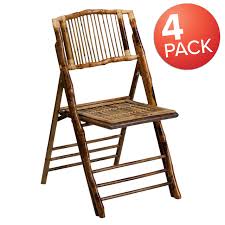 Flash Furniture 4 Pk American Champion Bamboo Folding Chair 4 X 62111 Bam Gg Wood Folding Chair Folding Chair Wooden Folding Chairs