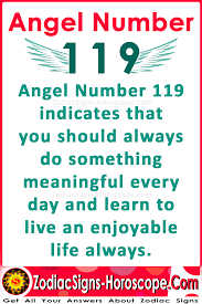 Angel Number 119 Meaning Gratitude Angel Numbers Angel Number Meanings Number Meanings