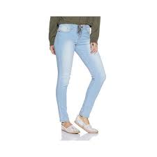 Blue Denim Women S Light Shaded Slim Fit Jeans Rs 285 Piece Mahaveer Cotton Jeans Id 19789725555
