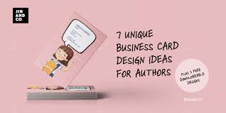 A stunning gallery of various business card designs either handpicked by us or submitted by the designers themselves. 7 Unique Business Card Design Ideas For Authors Plus 3 Free Downloadable Designs By Jin Co