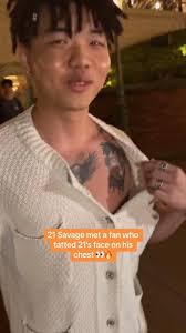 Would y’all get this #21Savage tattoo⁉️👀 #RapTV #21savagesounds  #21savageedit #21savagemetroboomin